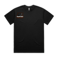 Black front flat lay