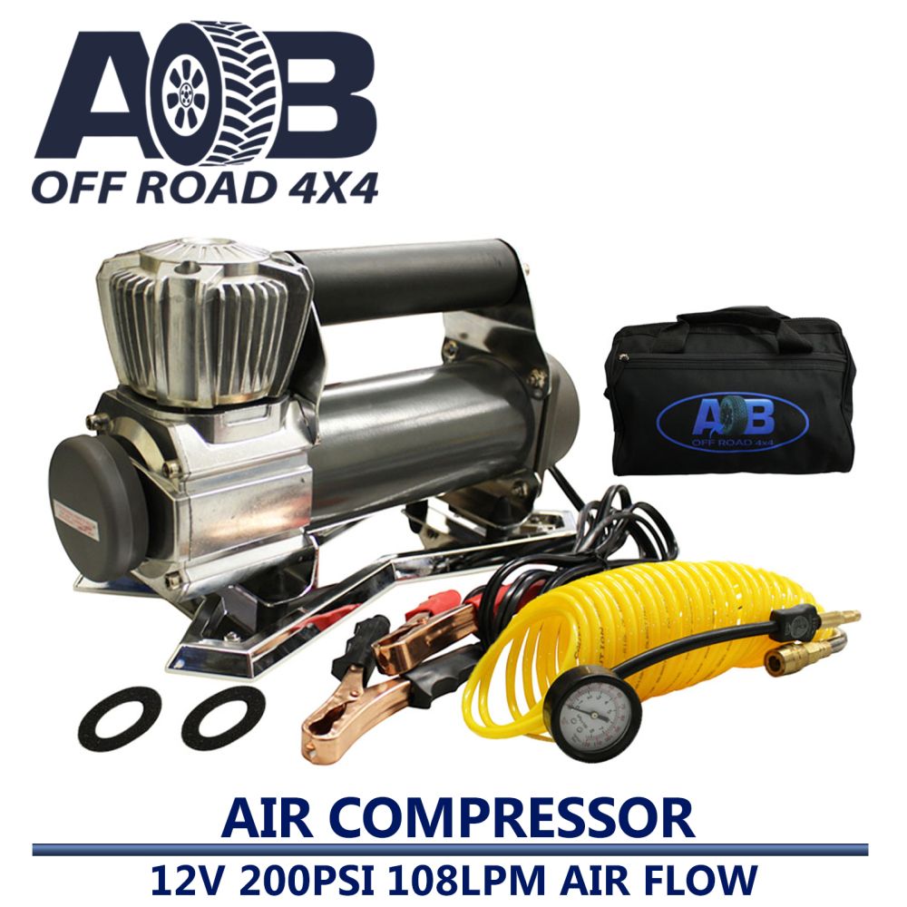 AOB 12V 200psi Portable Air Compressor